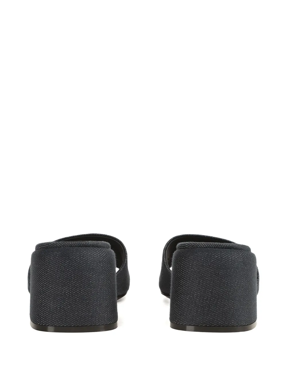 Sergio Rossi 55mm Block Heel Sandals In Blue