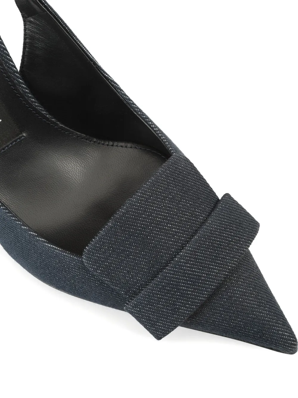 Sergio Rossi 75 mm slingback pumps Blauw