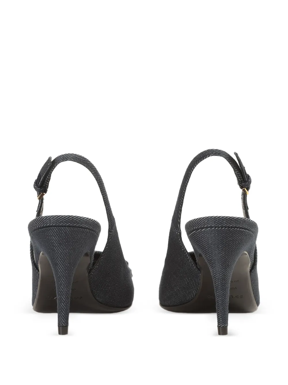  Sergio Rossi 75mm Sling-back Pumps - Blue 
