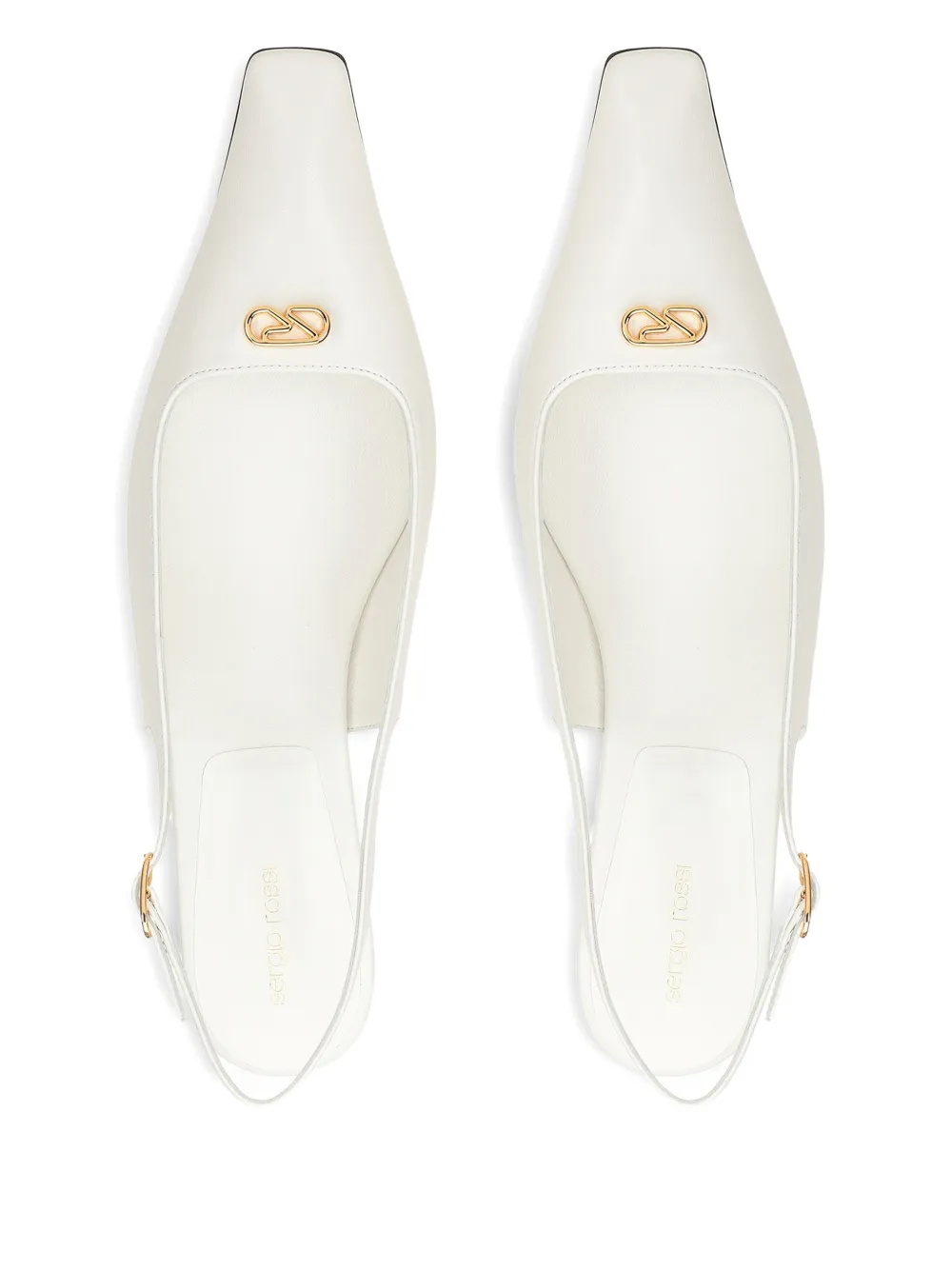 Sergio Rossi Sandalen met vierkante neus Wit