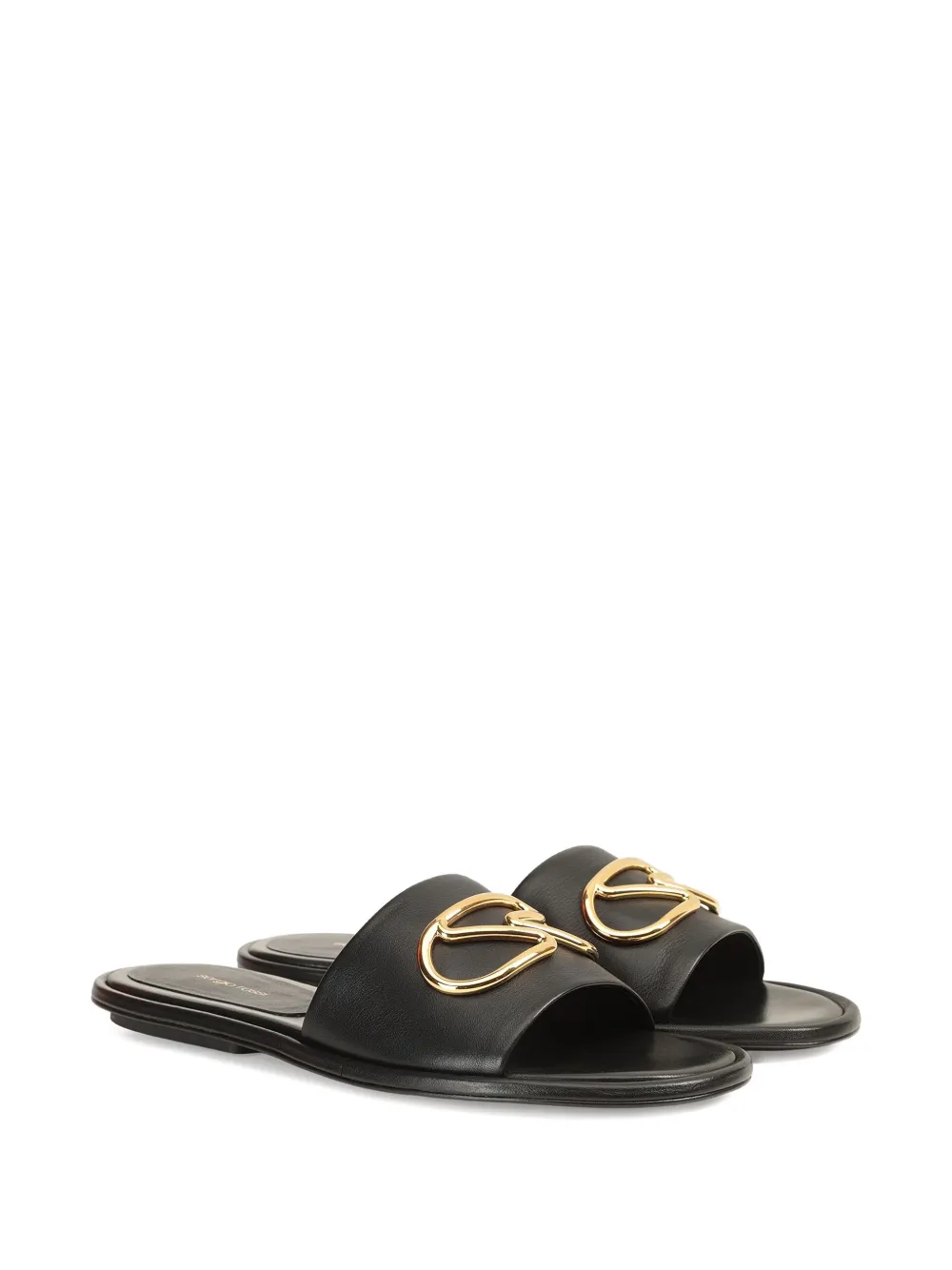 Sergio Rossi Sandalen met logodetail Zwart