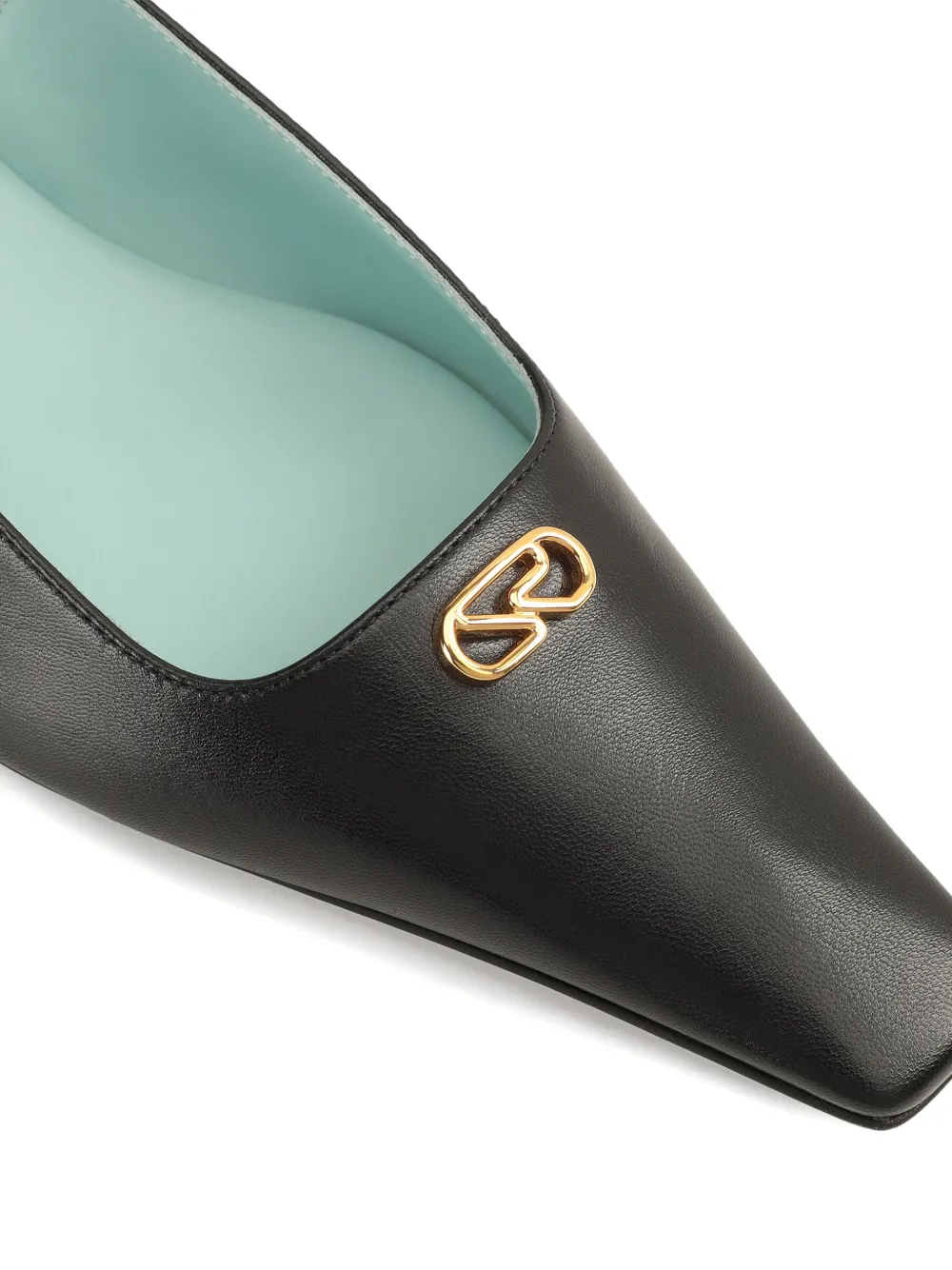 Sergio Rossi 25mm Surge Slingback Sandals In Black