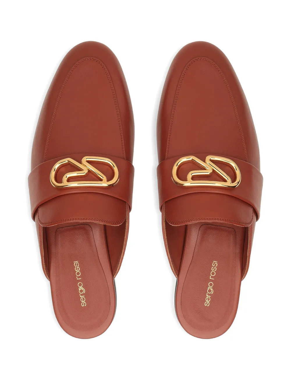 Sergio Rossi Slip-on muiltjes Bruin