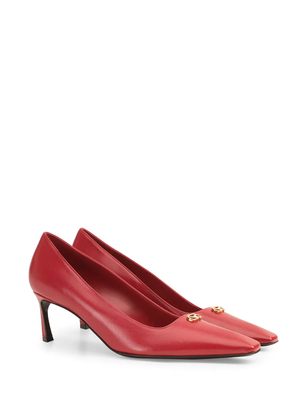 Sergio Rossi 60 mm Surge leren pumps Rood