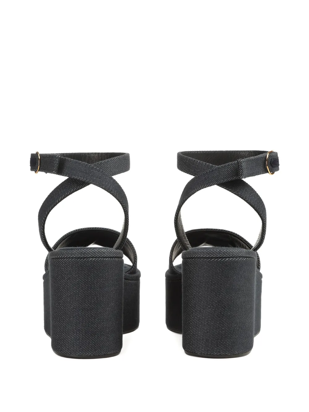 Sergio Rossi Sandalen met logoplakkaat Blauw