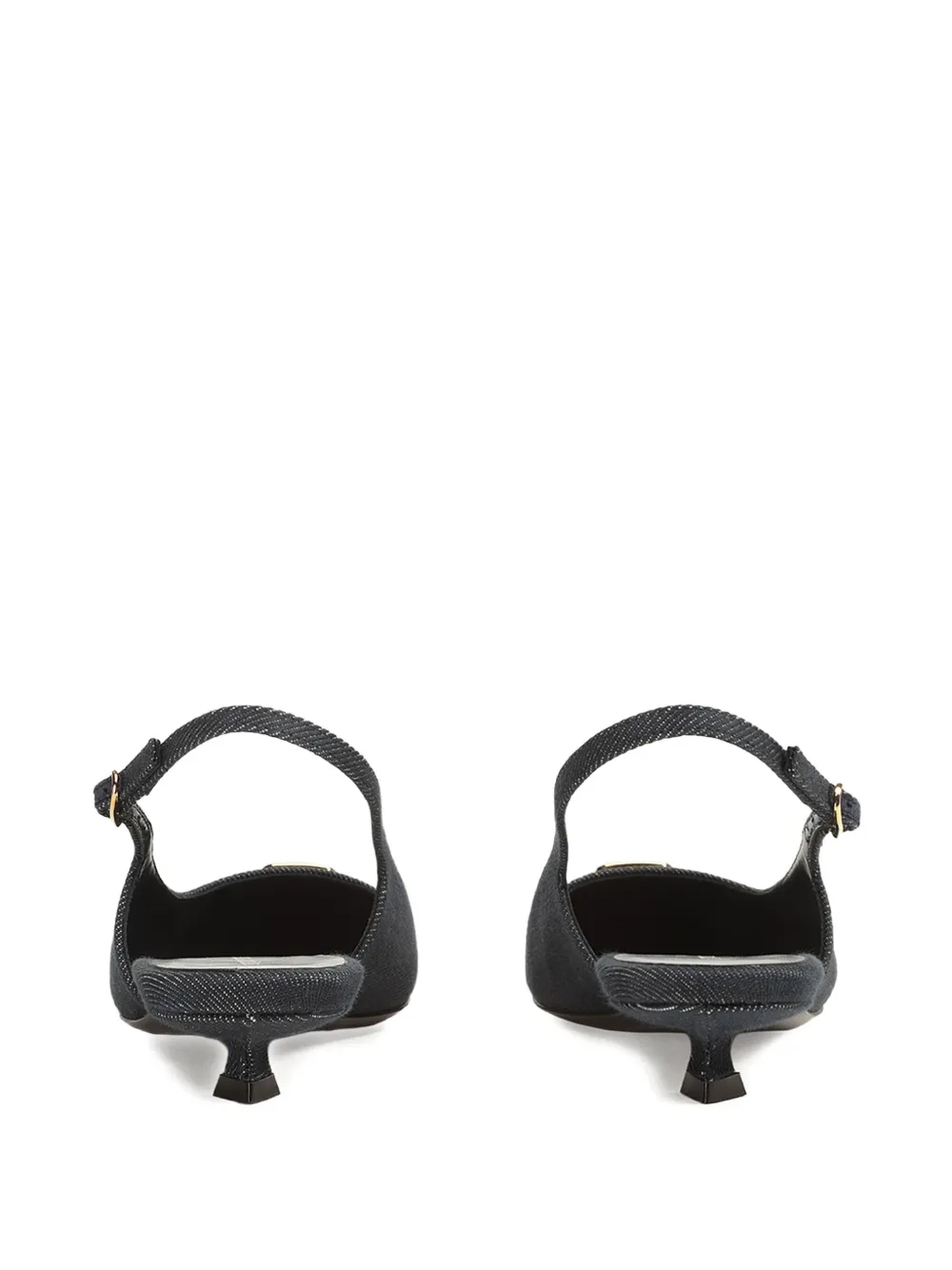 Sergio Rossi 25 mm pumps met logoplakkaat Blauw