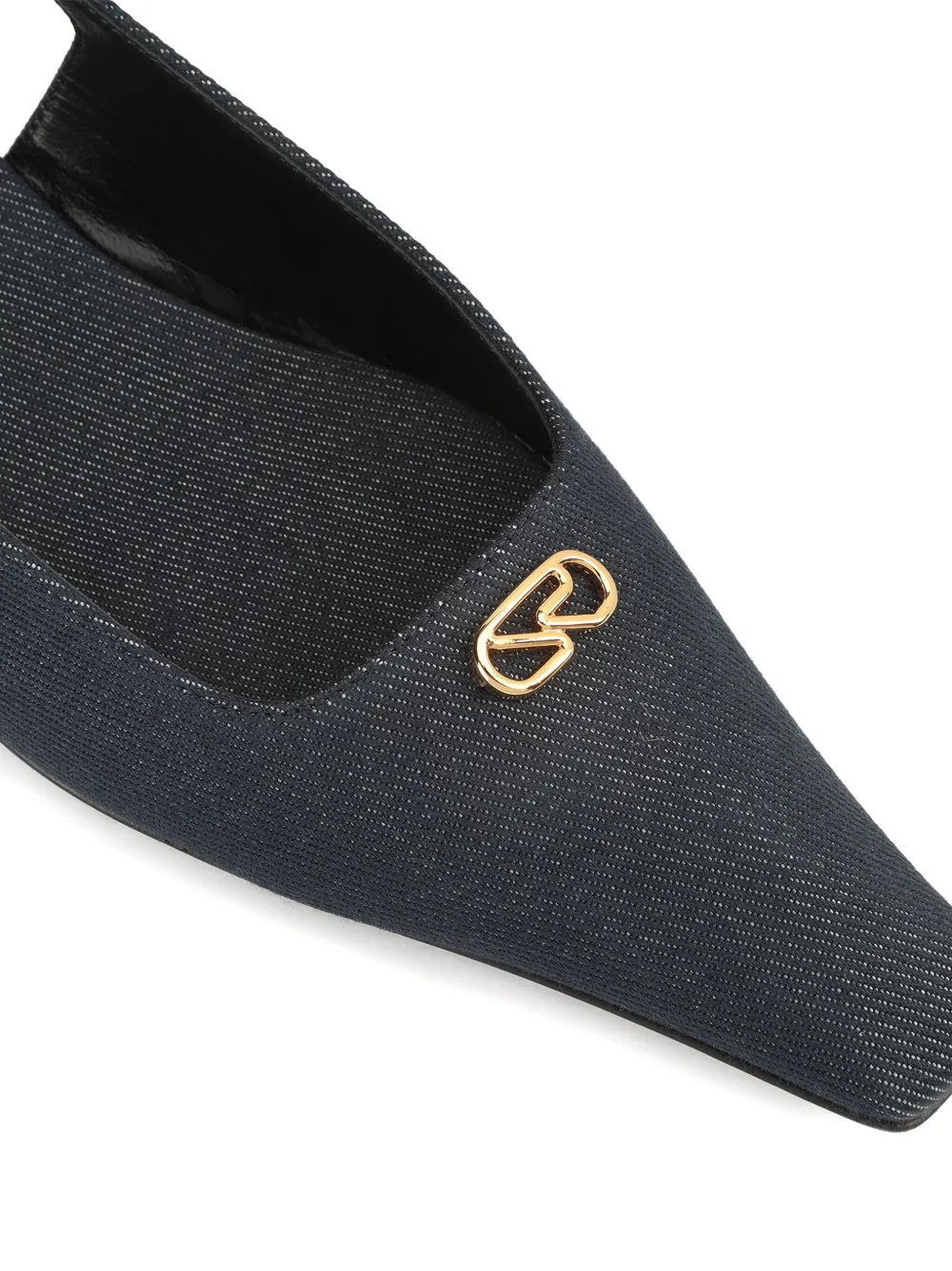 Sergio Rossi 25 mm pumps met logoplakkaat Blauw