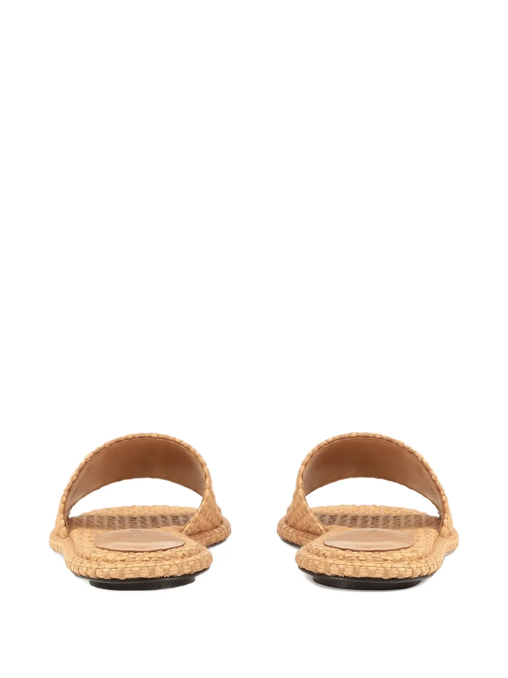 Sergio Rossi Platte sandalen met open neus Beige