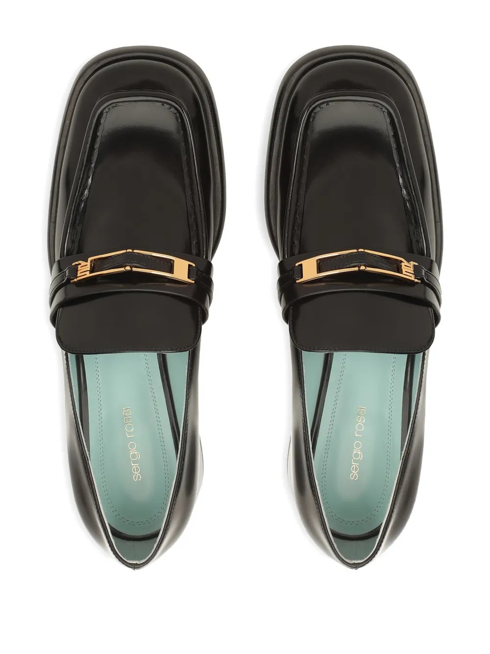 Sergio Rossi 25mm Bitt Leather Loafers In Multi