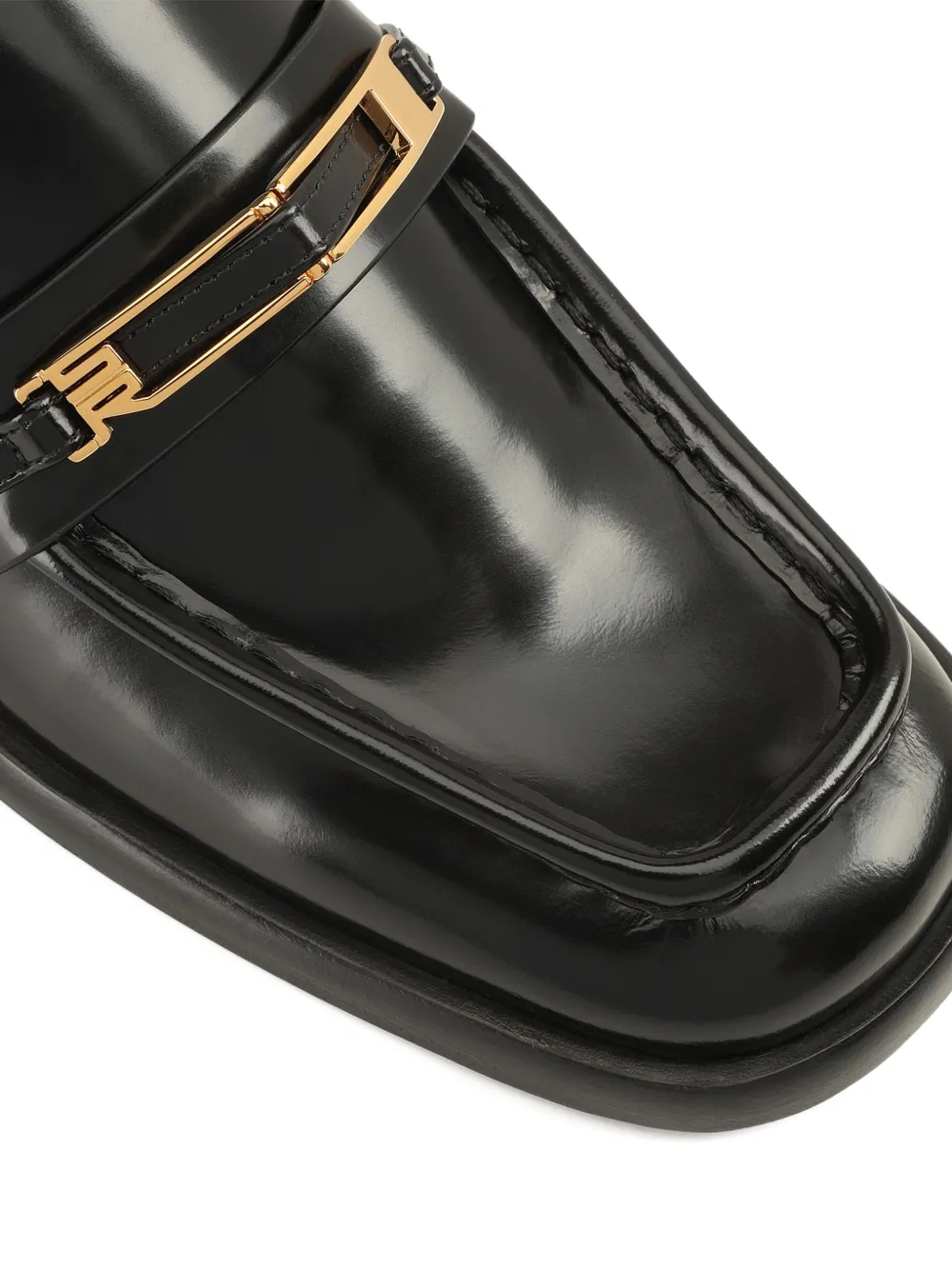 Sergio Rossi 25mm Bitt Leather Loafers In Multi