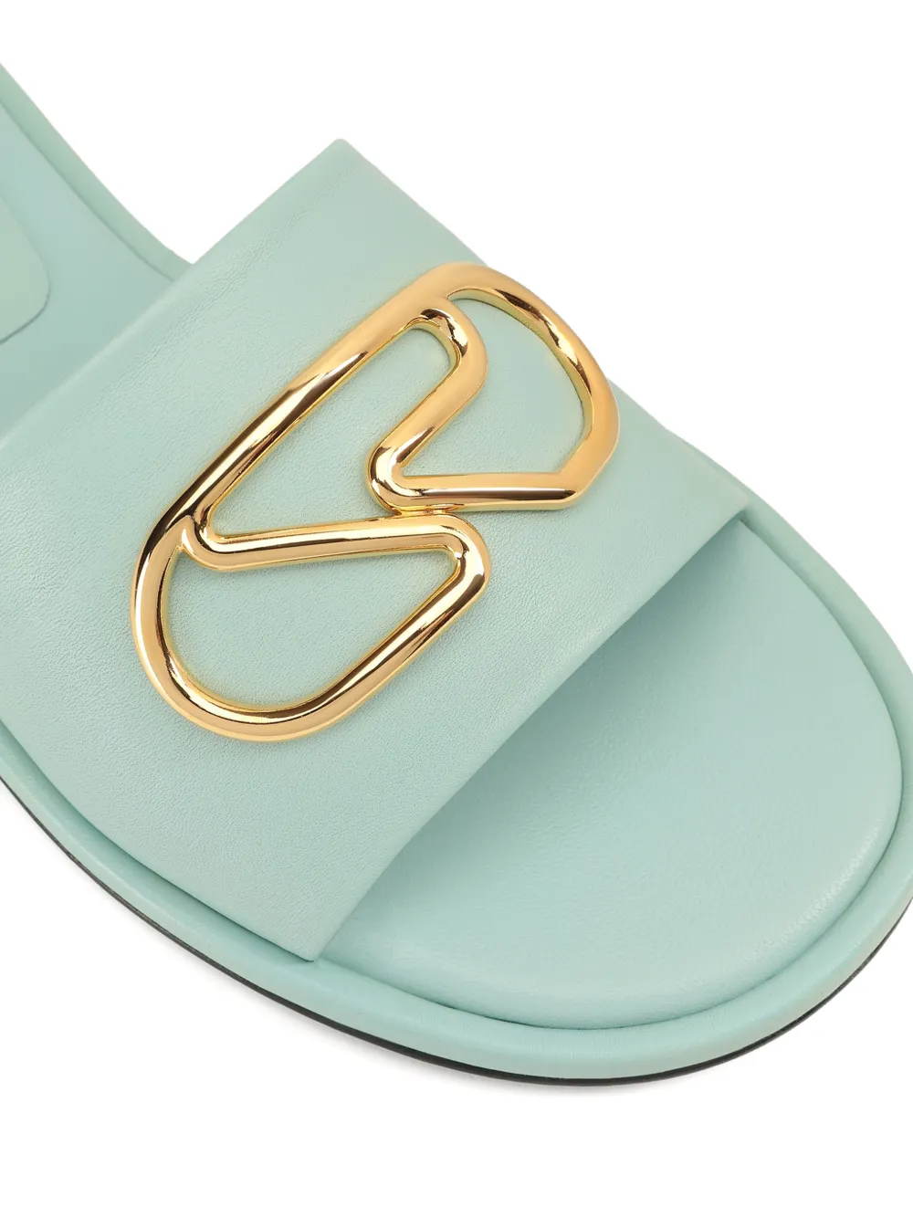 Sergio Rossi Surge platte sandalen Blauw