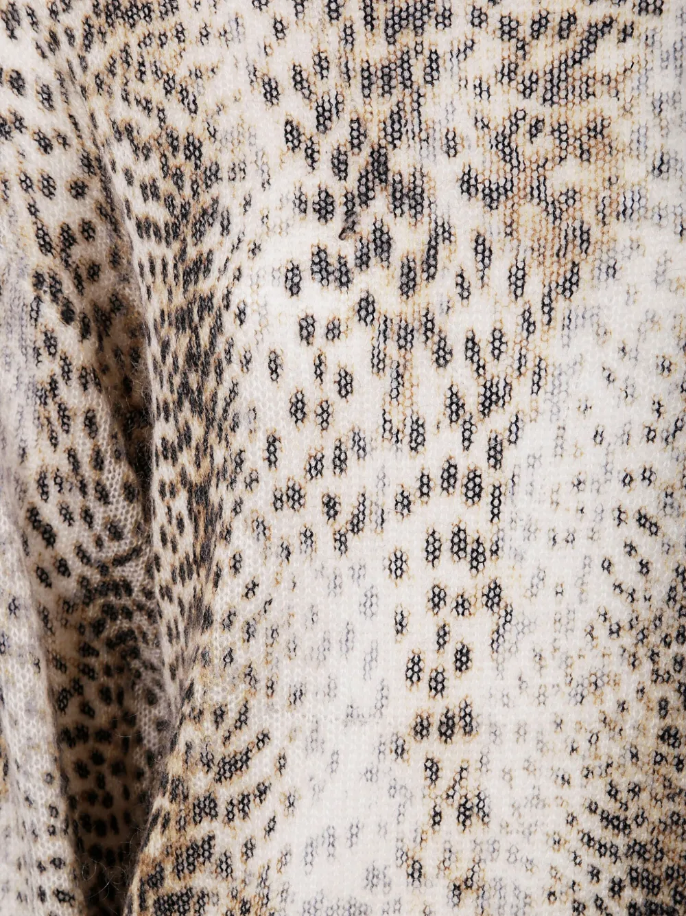 Twinset Leopard-print Sweater In Brown