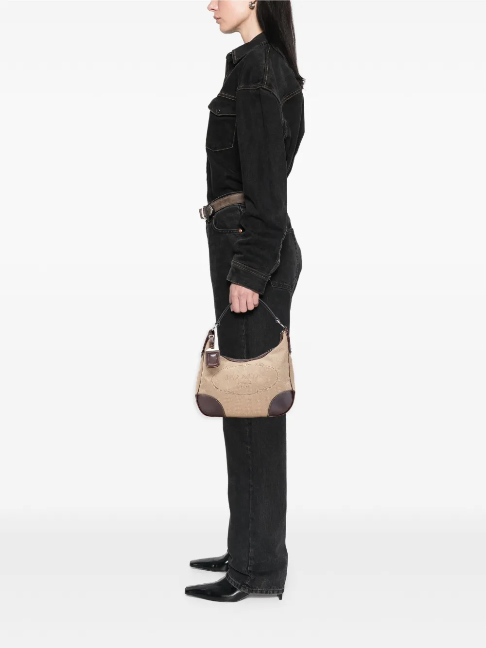 Prada Pre-Owned 2013-2025 Canvas Canapa Logo shoulder bag | Pre-Owned | Image 2