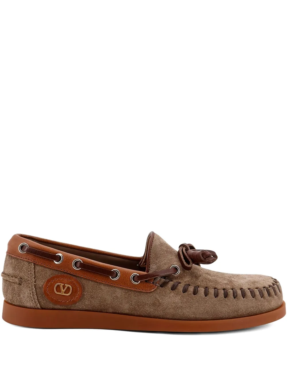 Valentino Garavani tassel-embellished loafers Brown