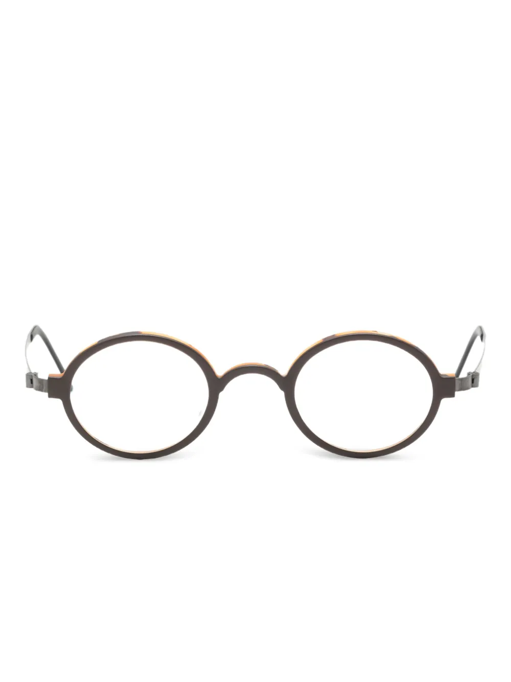 Lindberg round-frame Acetanium 1011 glasses | Silver | Image 1