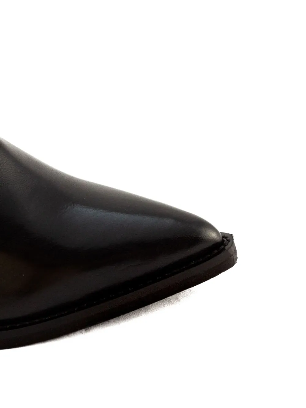 Julie Dee 70mm pointed-toe heeled ankle boots Black