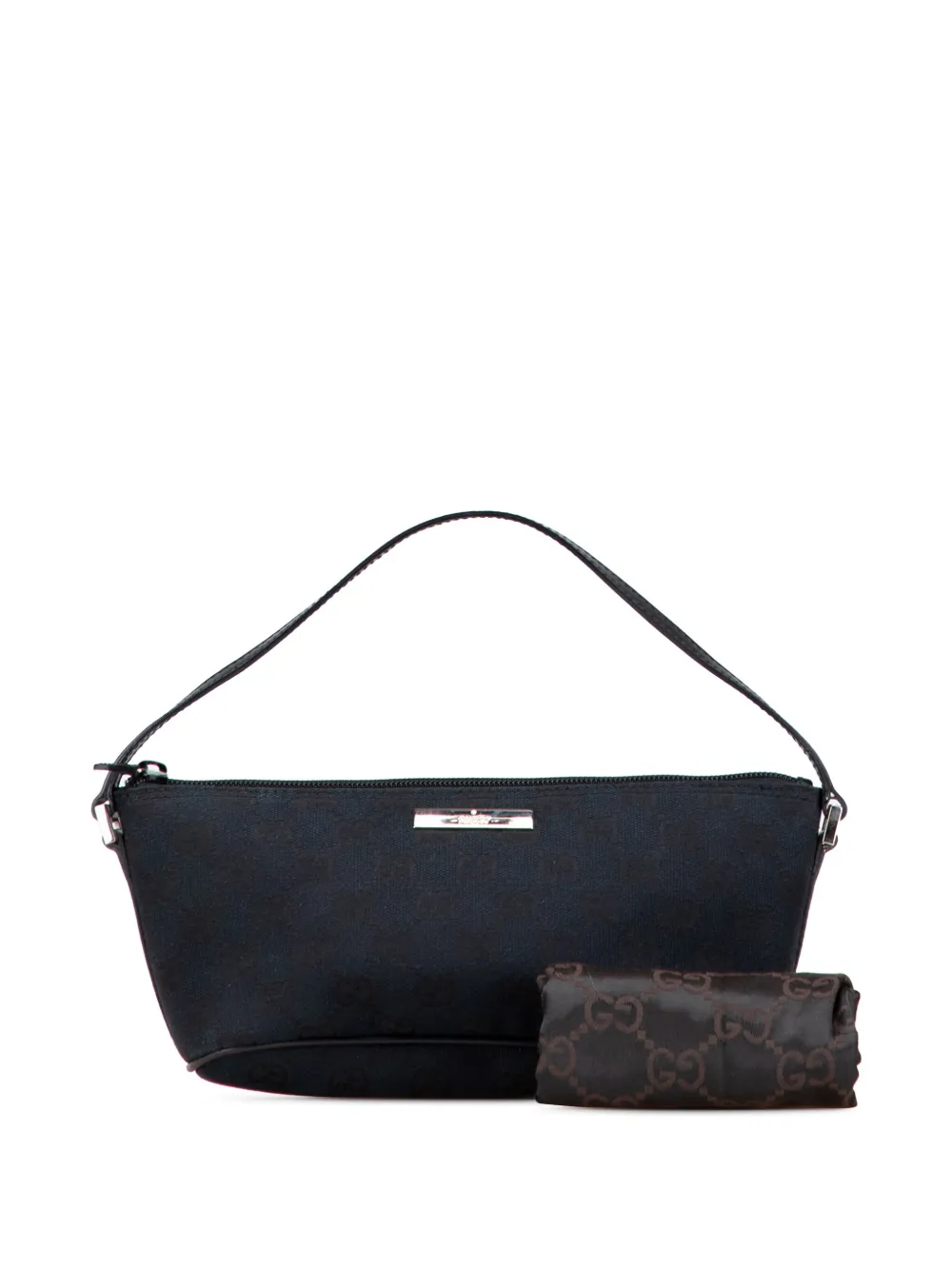 Pre-owned Gucci 20th Century Gg Canvas Boat Shoulder Bag In Blue