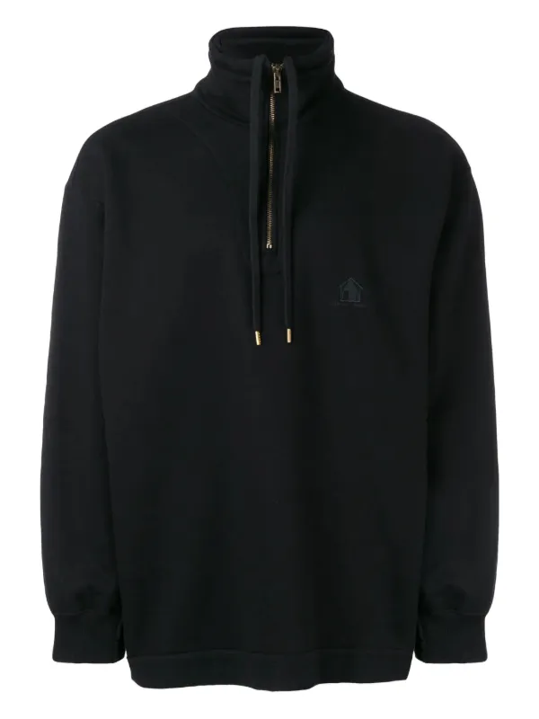 VETEMENTS high-neck half-zip Sweatshirt Black FARFETCH IN