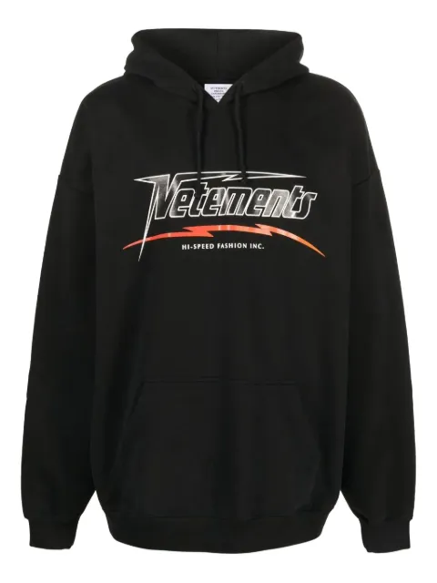 VETEMENTS logo-print hoodie