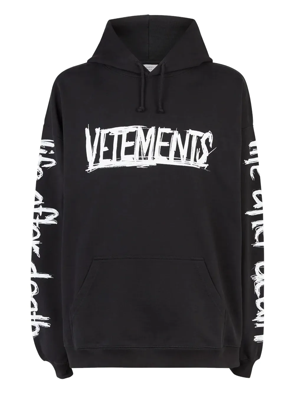 VETEMENTS World Tour hoodie Zwart