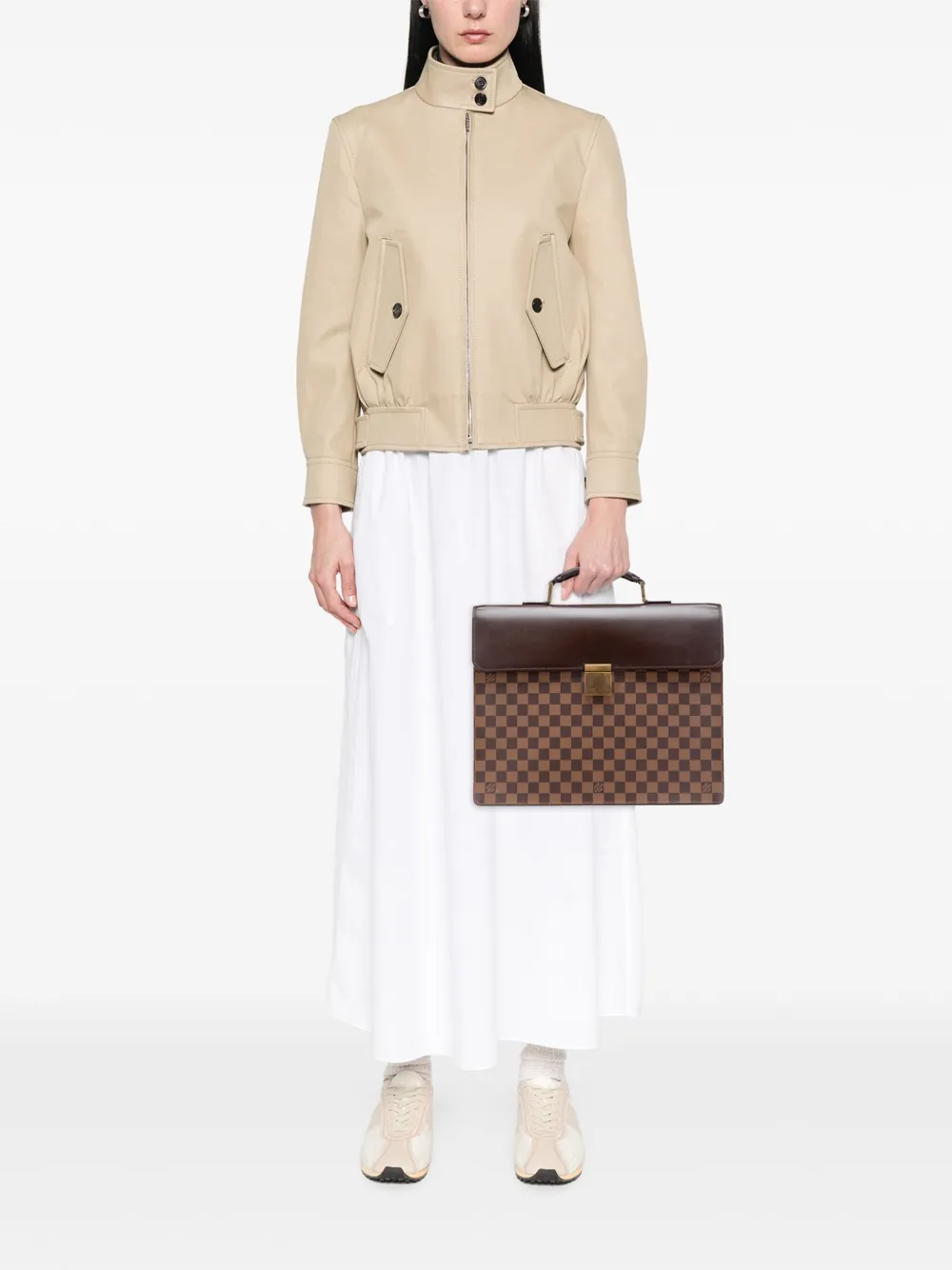 Louis Vuitton Pre-Owned 2003 Damier Ebene Altona PM business bag | Pre-Owned | Image 2