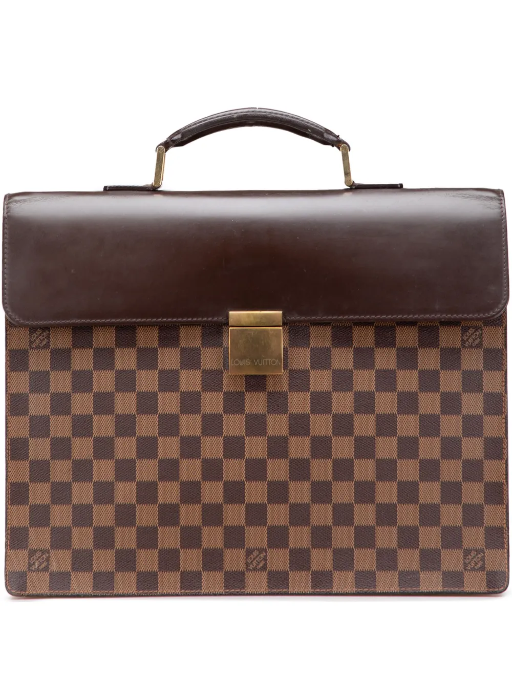 Louis Vuitton Pre-Owned 2003 Damier Ebene Altona PM business bag - Louis Vuitton Pre-Owned 2003 Damier Ebene Altona PM business bag -
