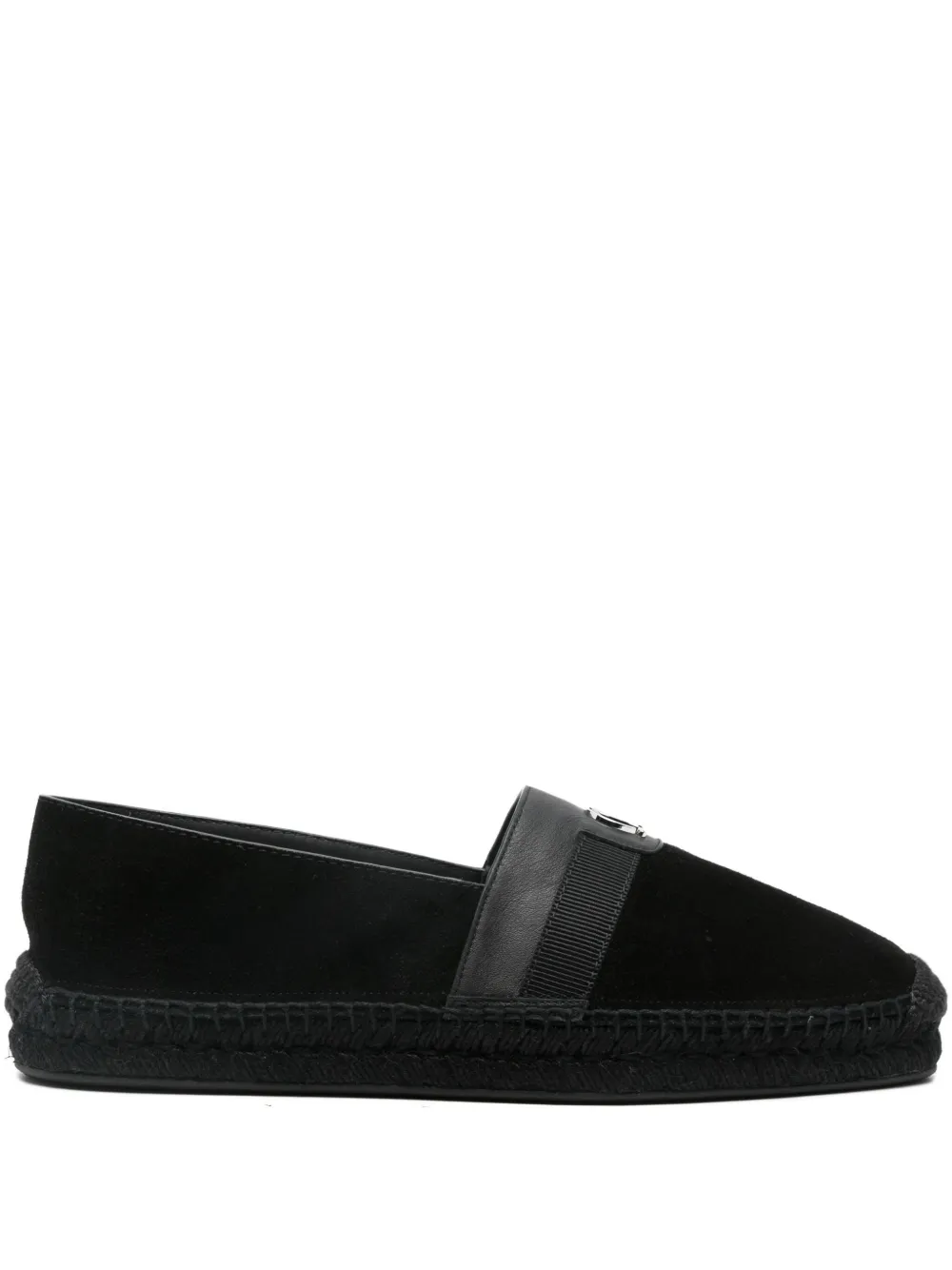 Christian Louboutin leather espadrilles | أسود | Image 1