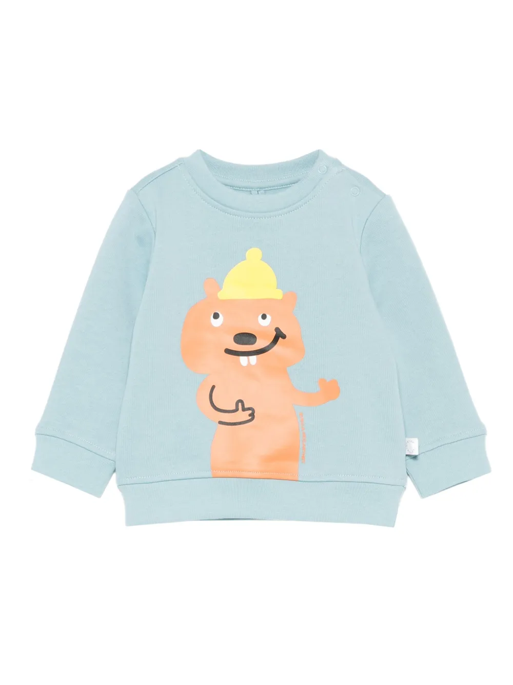 Stella McCartney Kids Sweater met dierenprint Blauw