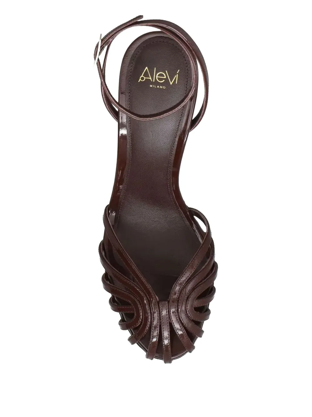 Alevì 95mm Aly sandals Brown