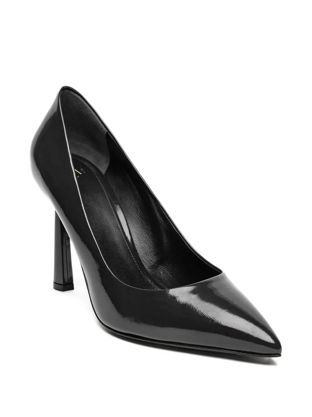 Alevì 95 mm lakleren pumps verfraaid met parels Zwart