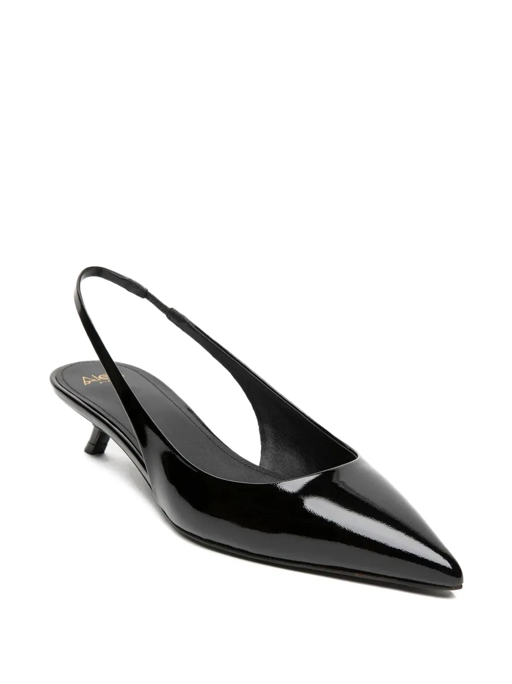 Alevì 35mm pearl-embellished slingback pumps Black