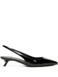 Alevì 35mm pearl-embellished slingback pumps - Black