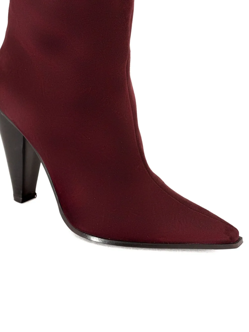 Roberto Festa 80mm pointed-toe suede boots Red