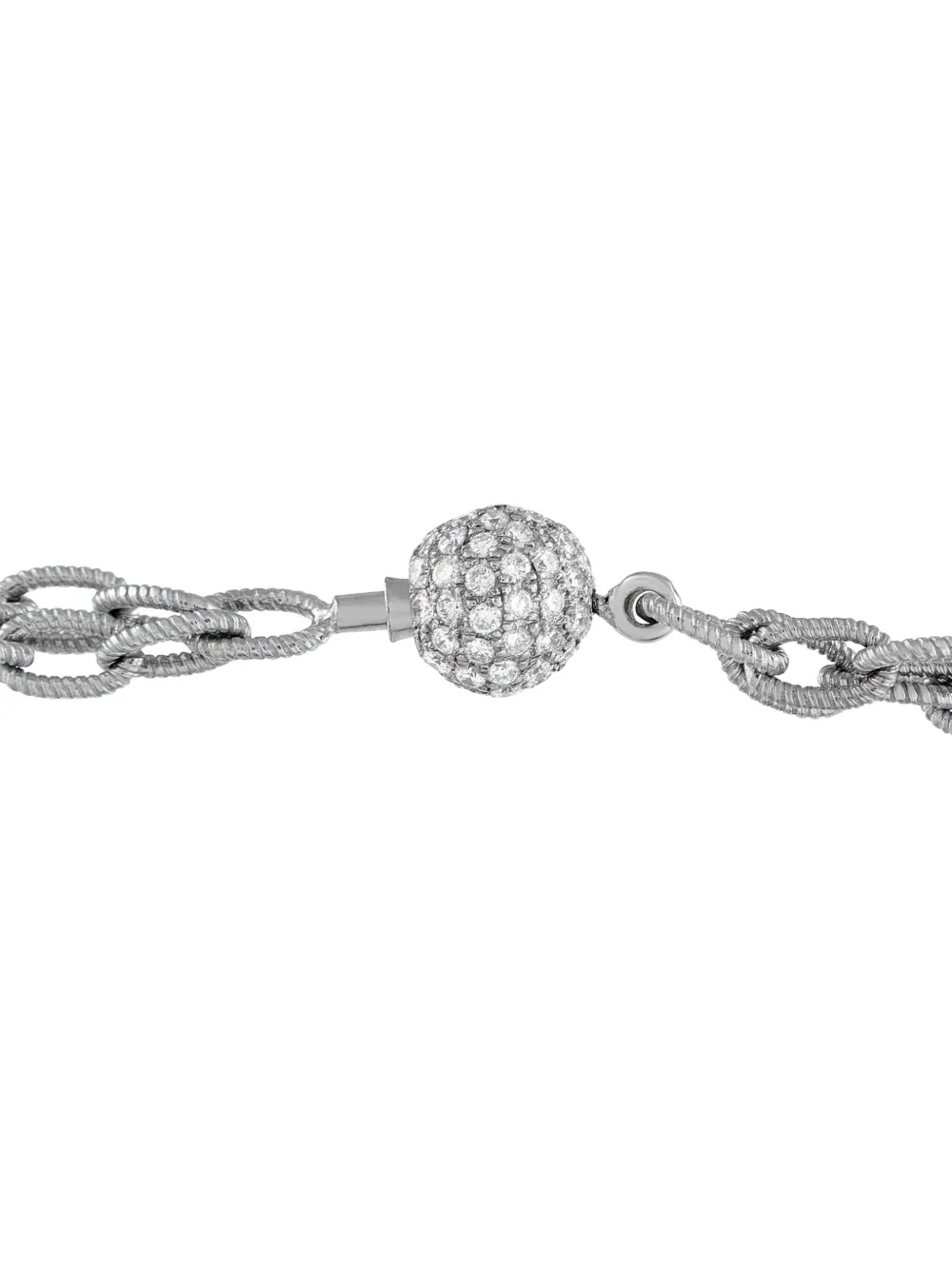 YVEL 18K white gold Baroque pearl and diamond necklace | Image 2