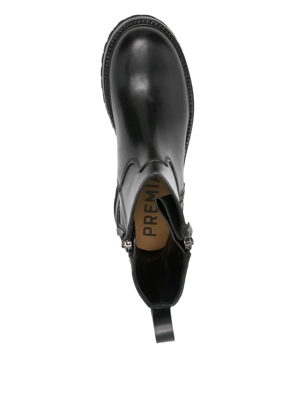 Premiata leather ankle boots Zwart