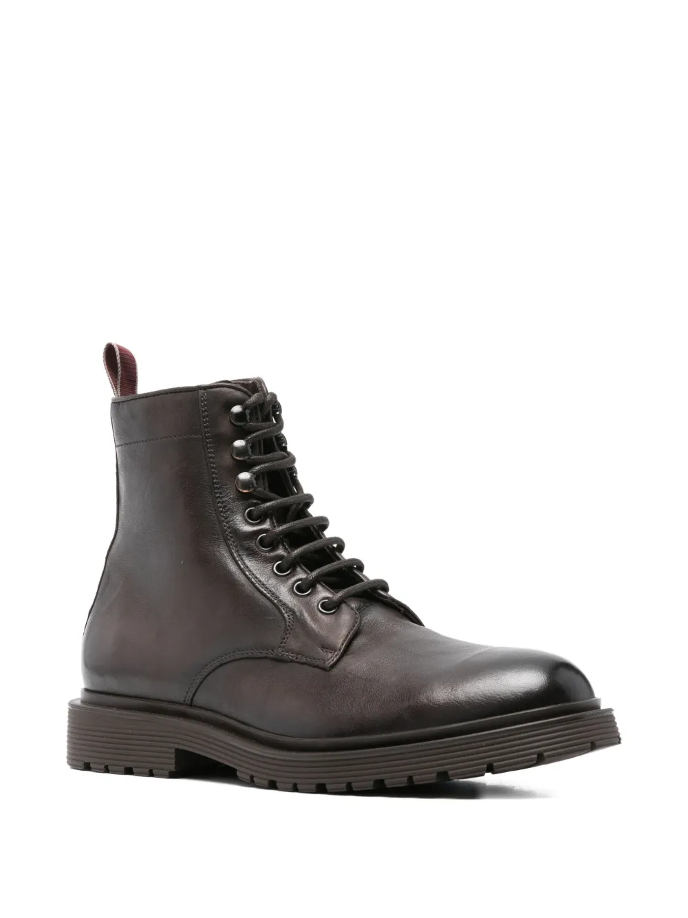 sturlini firenze lace-up leather boots | Biker Boots | Image 2