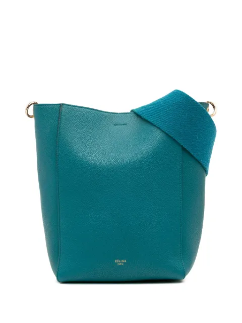 Celine Pre-Owned 2017 Small Soft Grained Calfskin Seau Sangle bucket bag