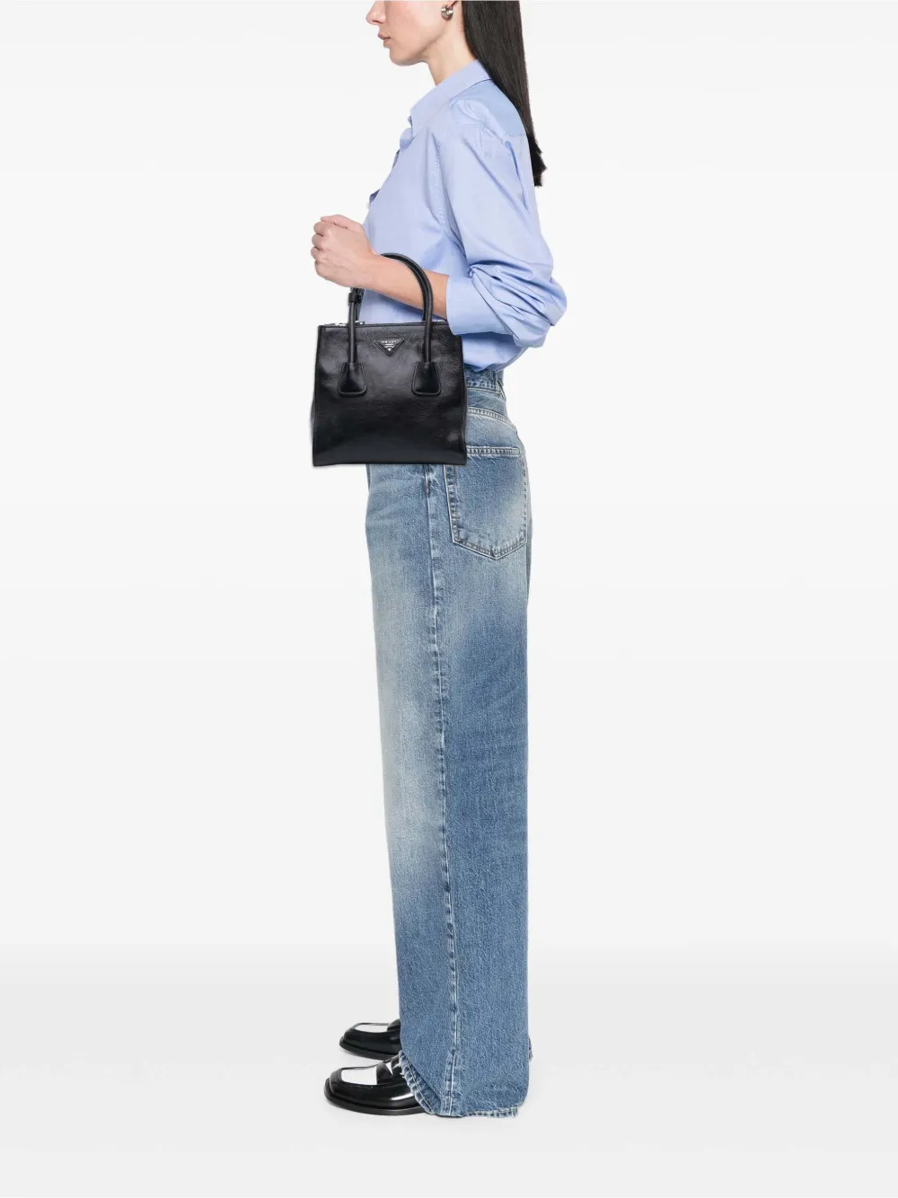Prada Pre-Owned 2013-2025 Glace Calf Twin Pocket satchel | Pre-Owned | Image 2