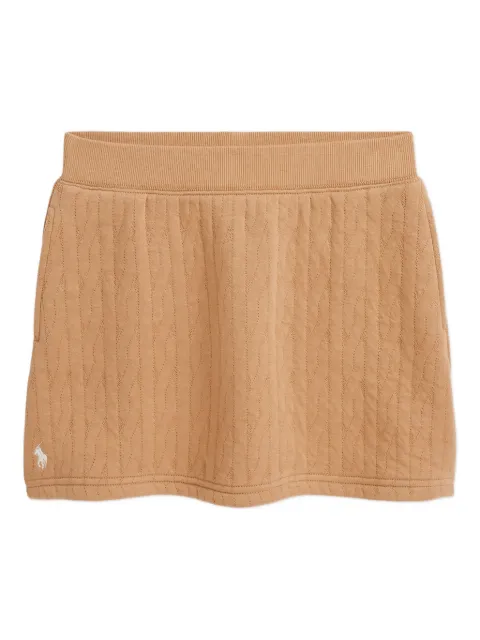 POLO RALPH LAUREN KIDS minijupe à design matelassé