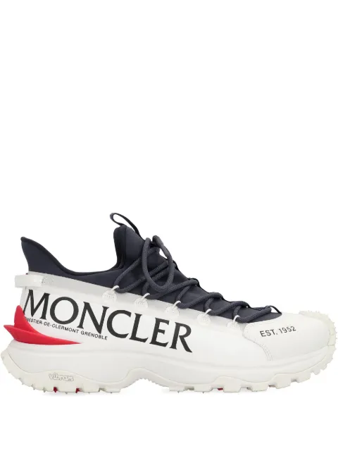 Moncler tenis con logo estampado