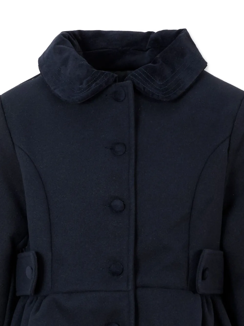 Patachou Jas met fluwelen knopen Blauw