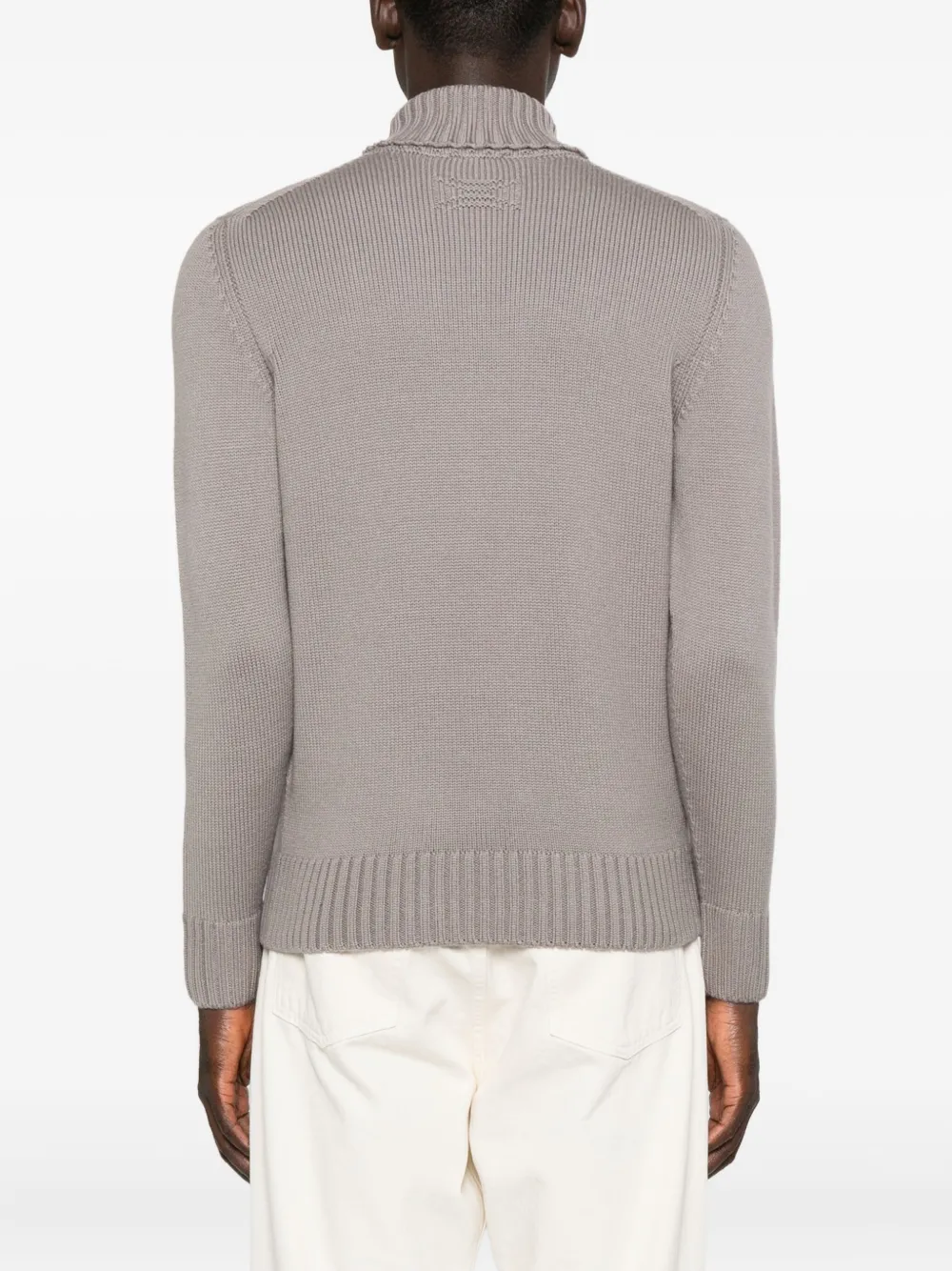 Drumohr Turtleneck Sweater In Gray
