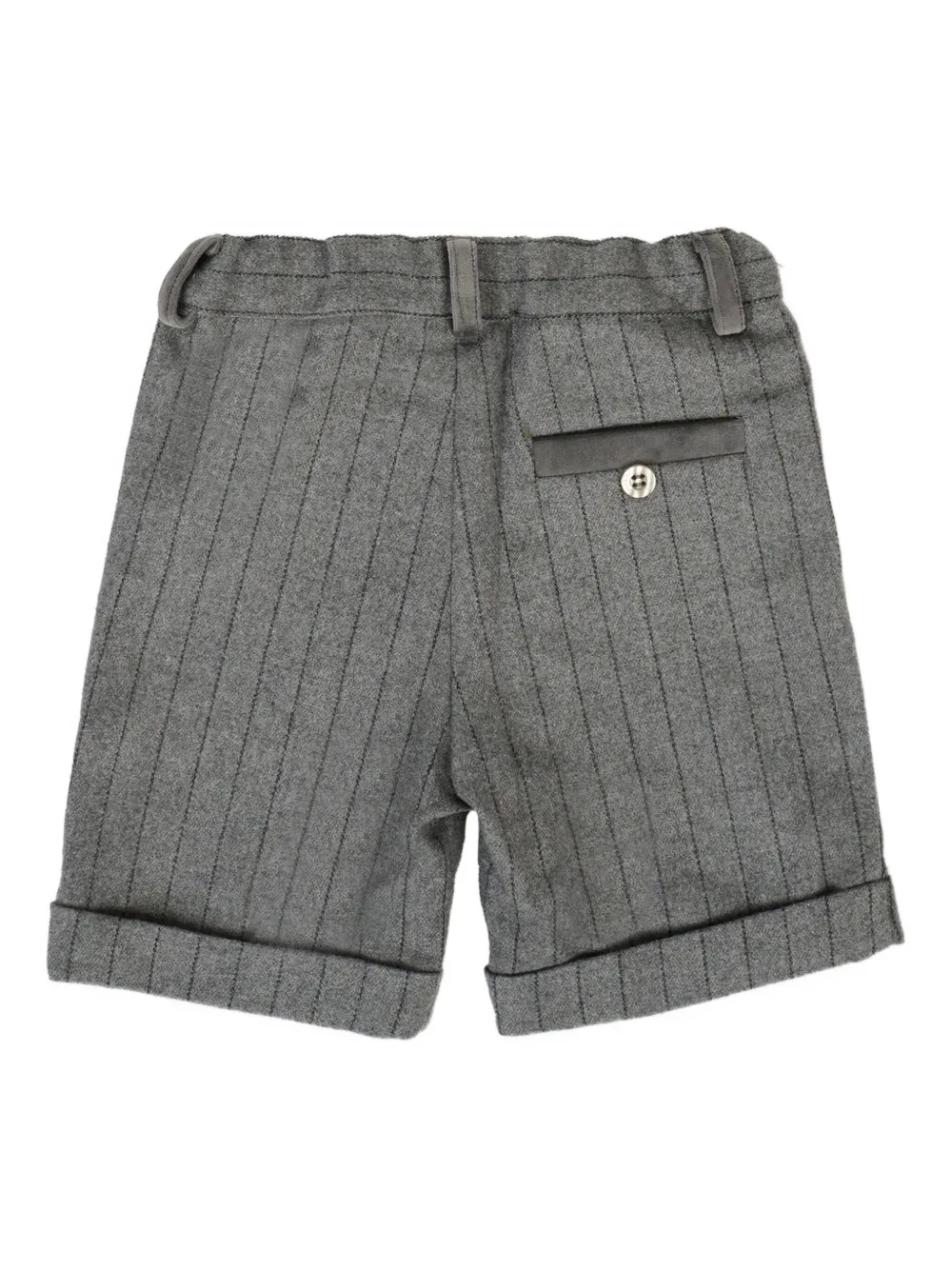 Patachou pinstripe cuffed shorts Grijs