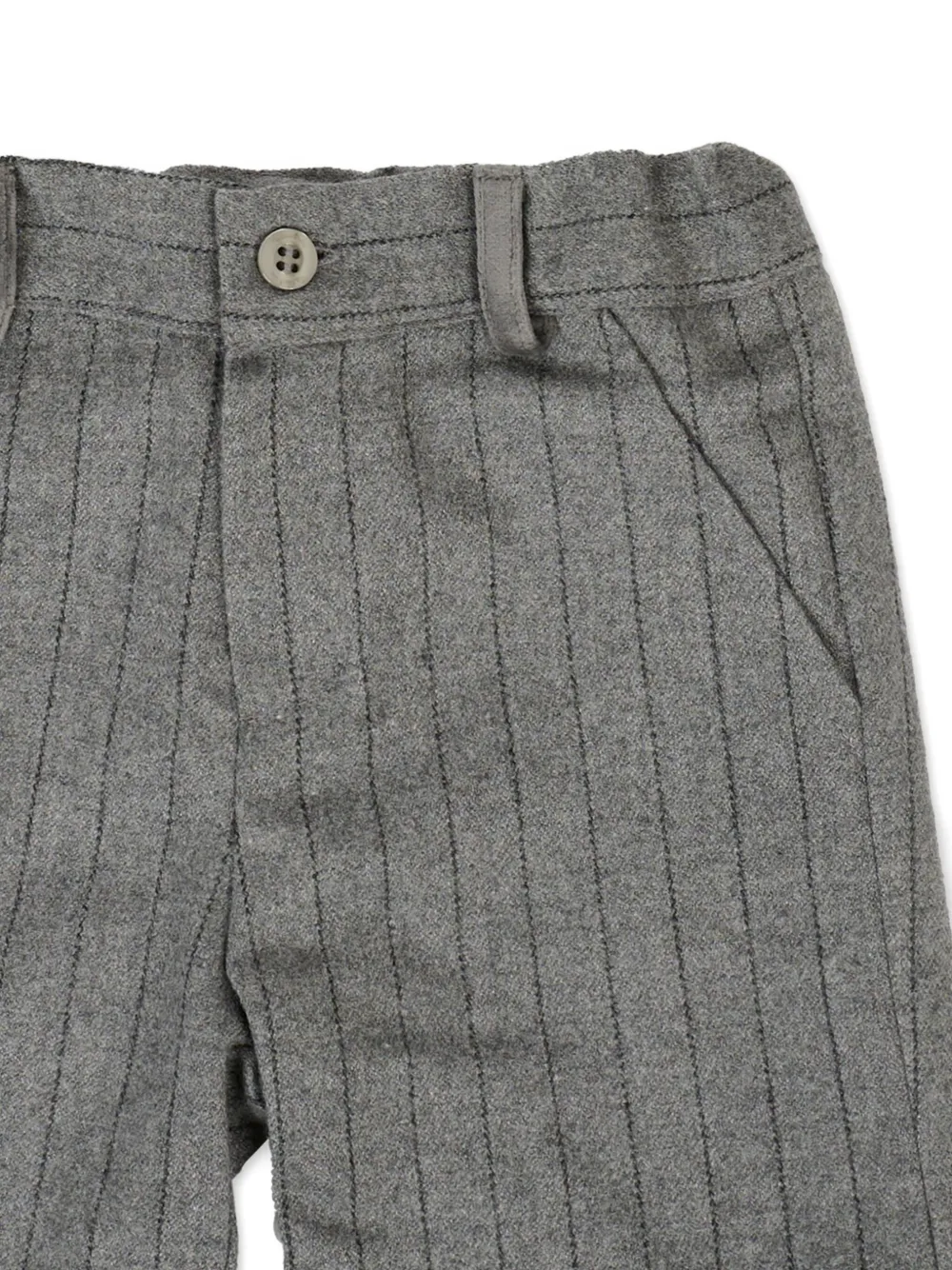 Patachou pinstripe cuffed shorts Grijs