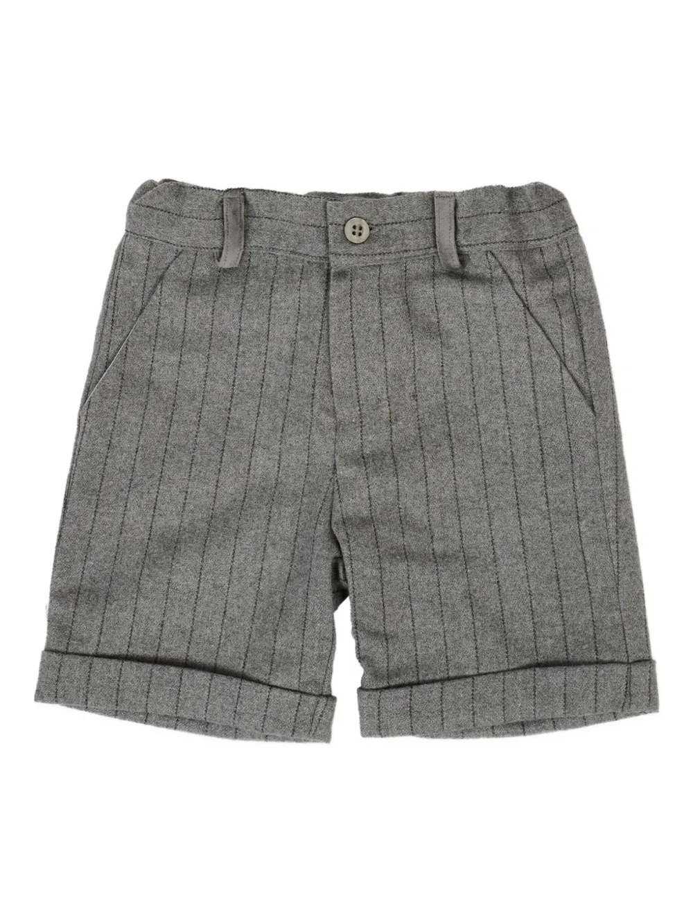 Patachou pinstripe cuffed shorts Grijs