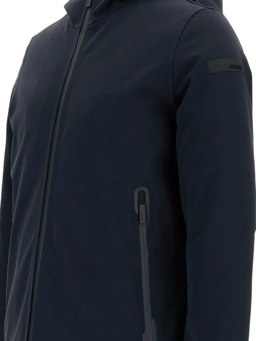 Roberto Ricci Designs Hooded Zip-front Jacket In Blue