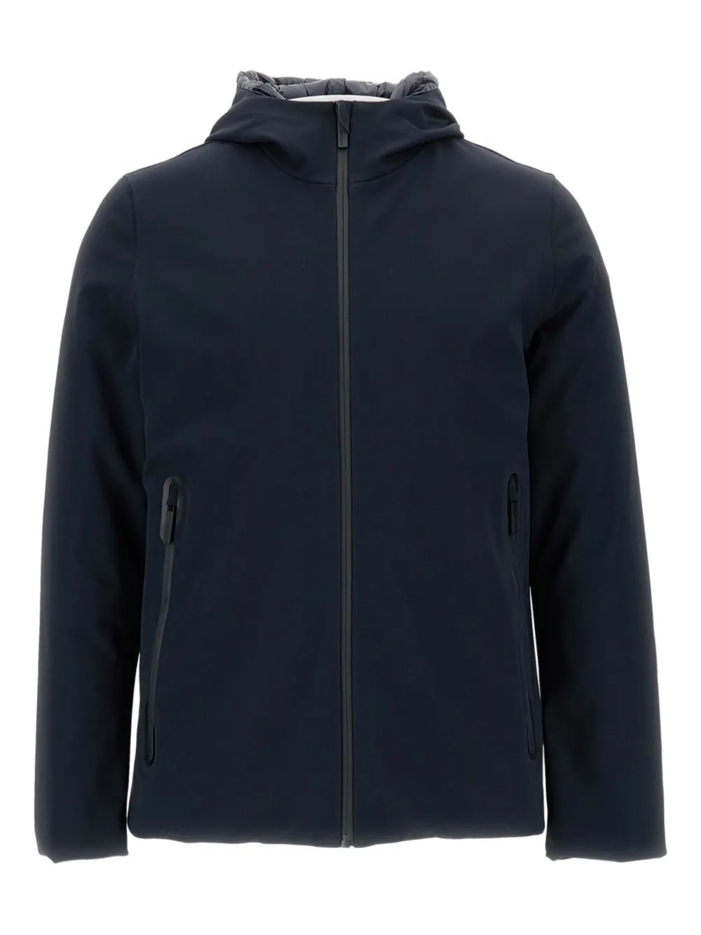 Roberto Ricci Designs Hooded Zip-front Jacket In Blue