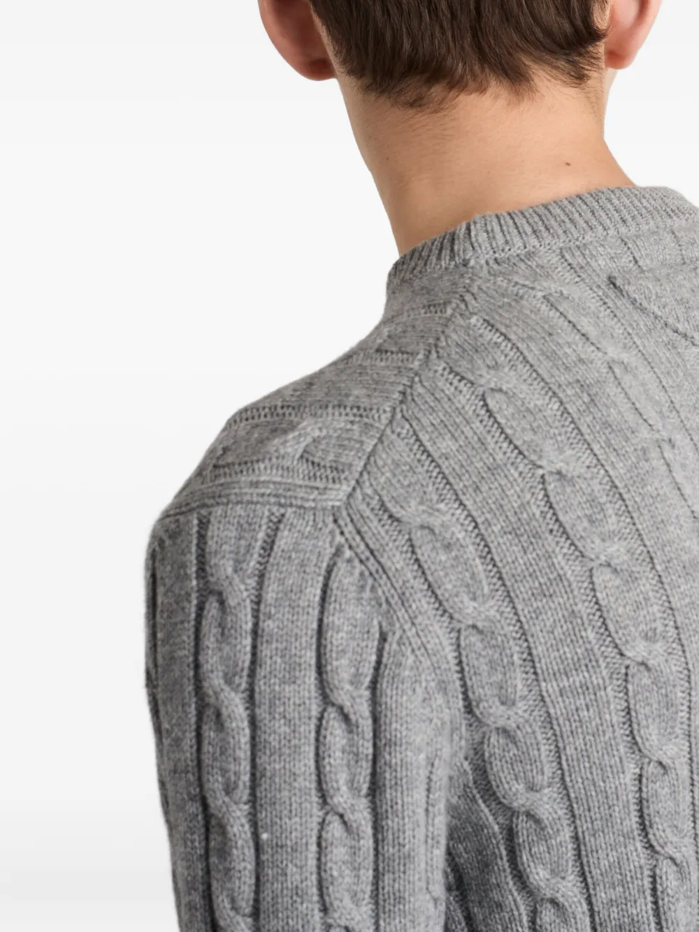 Prada cashmere crew-neck sweater Grijs