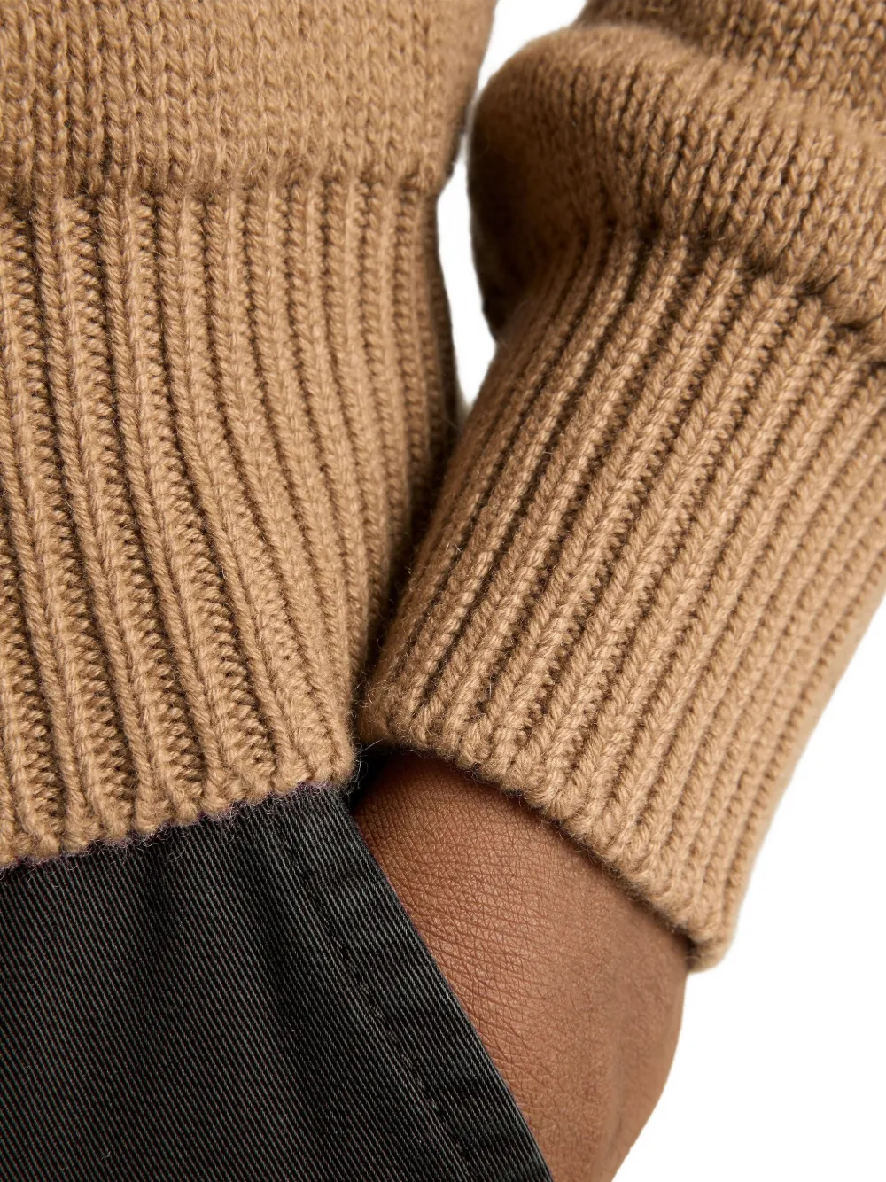 Prada Cashmere crew-neck Sweater | Brown | FARFETCH