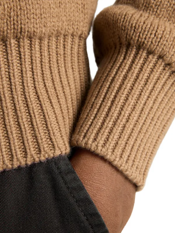 Prada Cashmere crew-neck Sweater | Brown | FARFETCH